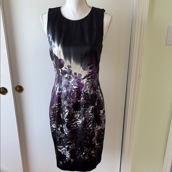Elie Tahari Emory Sheath Silk Dress 6 - Picture 1 of 11